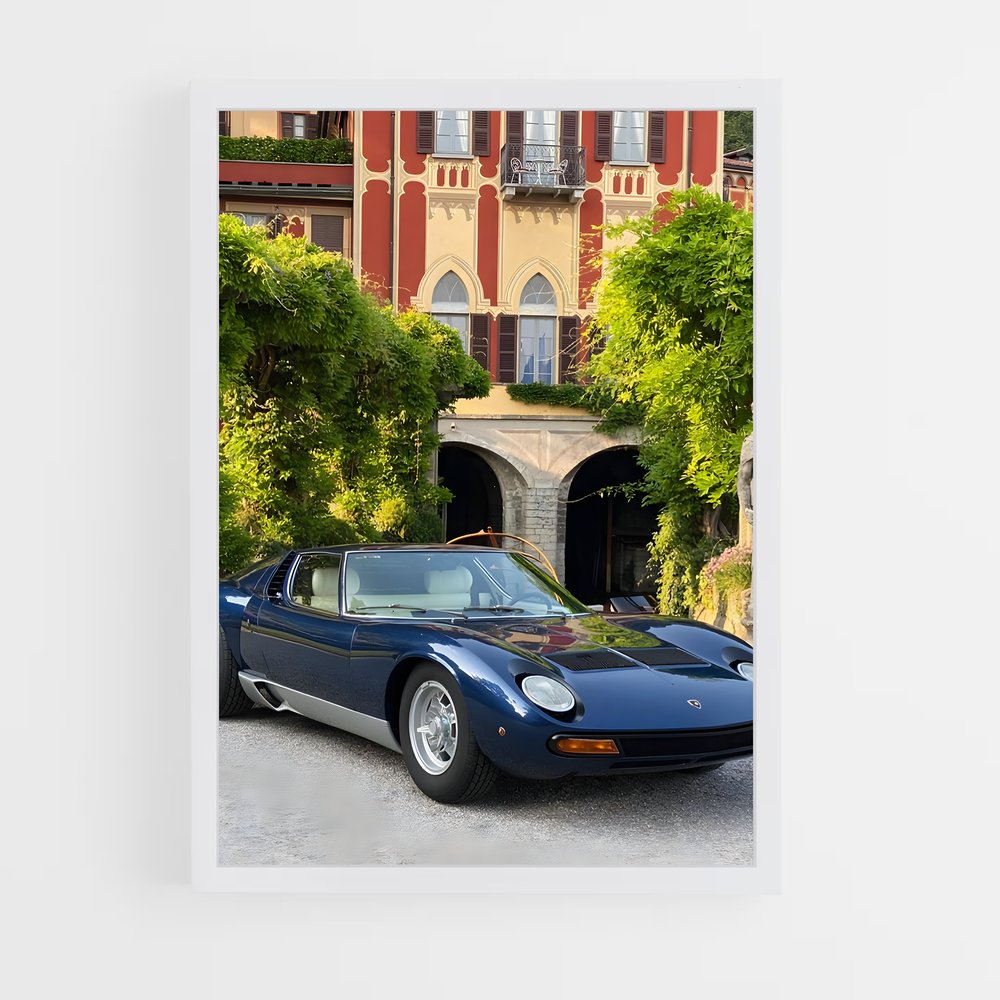 Poster Rêve de Miura – affiche Lamborghini (vue 3)